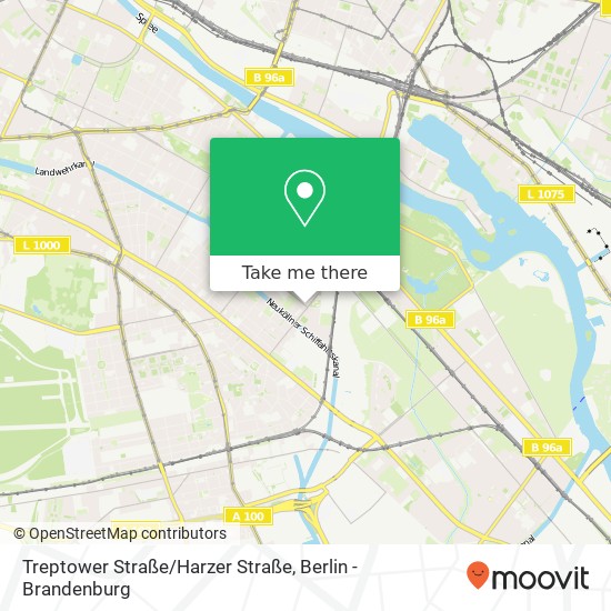 Treptower Straße/Harzer Straße map