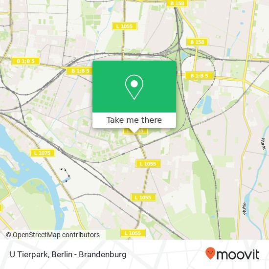 U Tierpark map