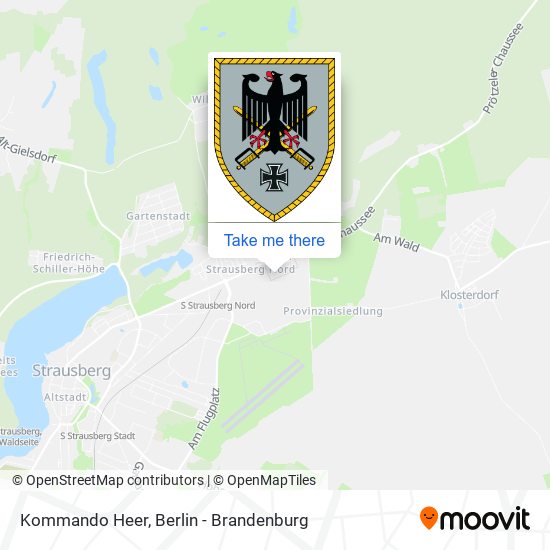 Kommando Heer map