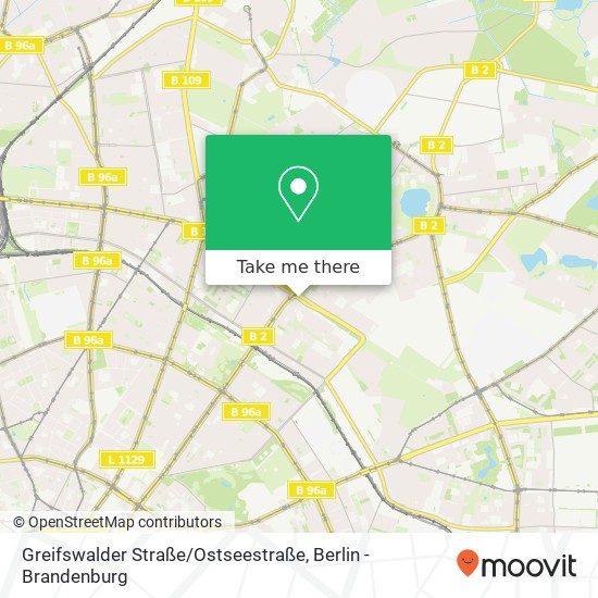 Greifswalder Straße / Ostseestraße map
