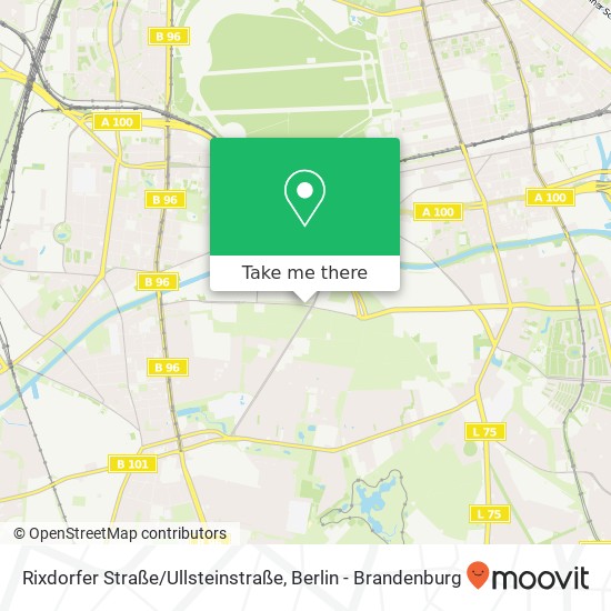 Карта Rixdorfer Straße / Ullsteinstraße