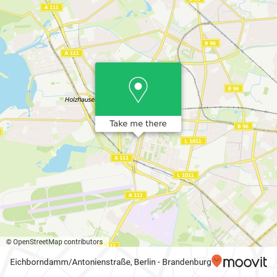 Eichborndamm/Antonienstraße map