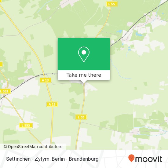 Settinchen - Žytym map