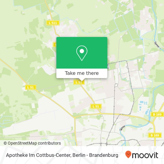 Apotheke Im Cottbus-Center map