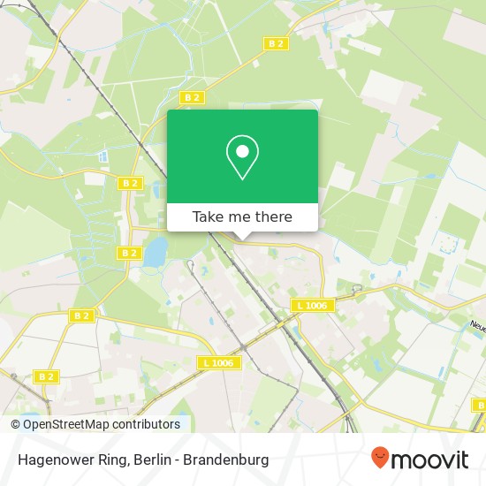 Hagenower Ring map