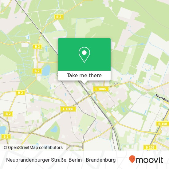 Neubrandenburger Straße map