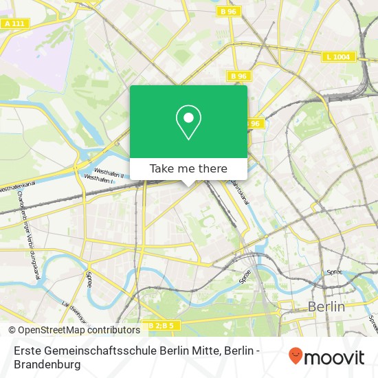 Erste Gemeinschaftsschule Berlin Mitte map