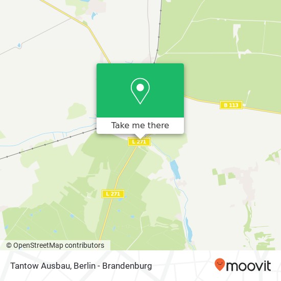 Tantow Ausbau map