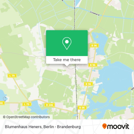 Blumenhaus Heners map
