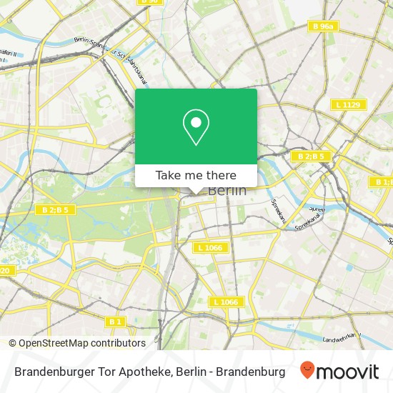 Brandenburger Tor Apotheke map