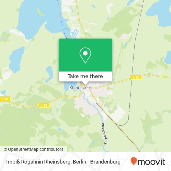 Imbiß Rogahnin Rheinsberg map