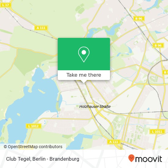 Club Tegel map