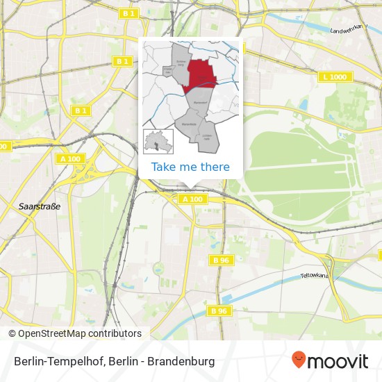 Berlin-Tempelhof map