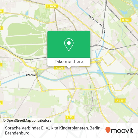 Sprache Verbindet E. V., Kita Kinderplaneten map