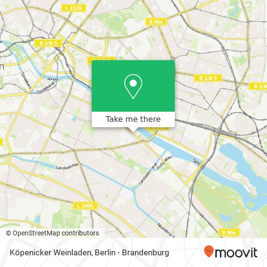 Köpenicker Weinladen map