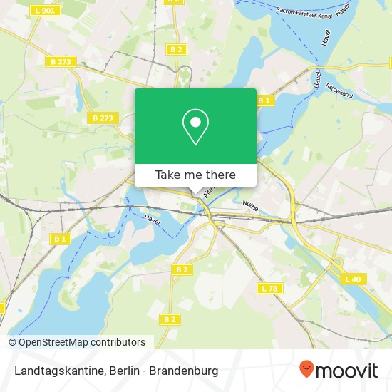 Карта Landtagskantine