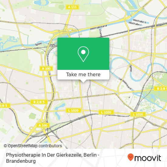 Карта Physiotherapie In Der Gierkezeile