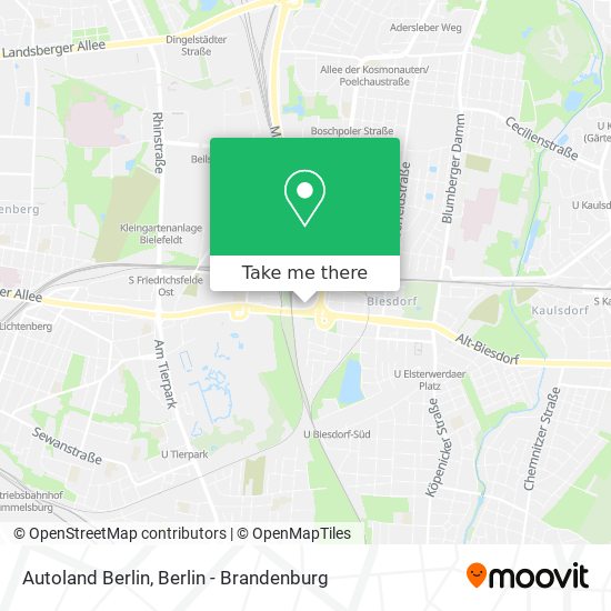 Autoland Berlin map