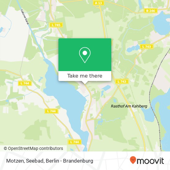 Motzen, Seebad map