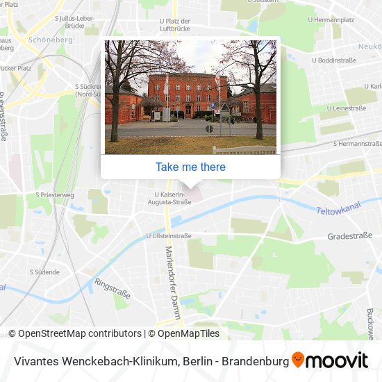 Vivantes Wenckebach-Klinikum map