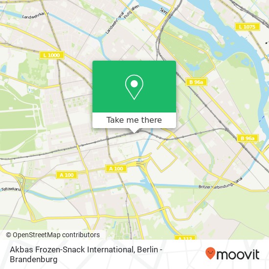 Akbas Frozen-Snack International map