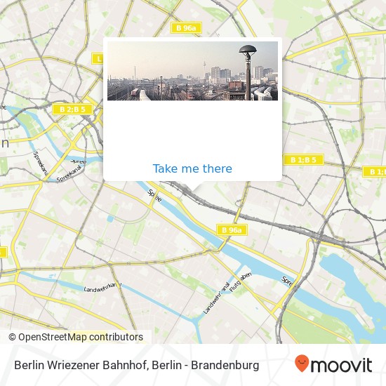 Berlin Wriezener Bahnhof map