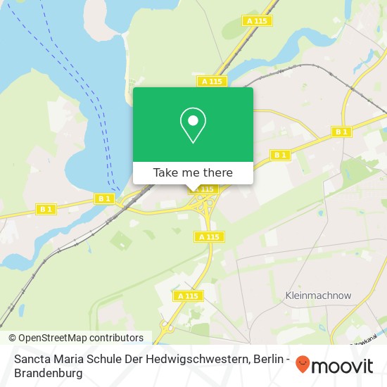 Sancta Maria Schule Der Hedwigschwestern map