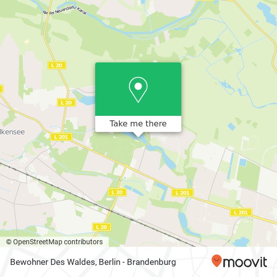 Bewohner Des Waldes map