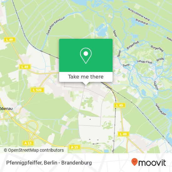 Pfennigpfeiffer map