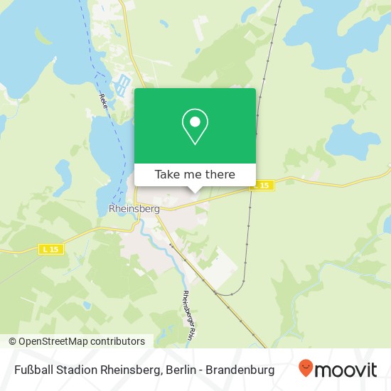 Fußball Stadion Rheinsberg map