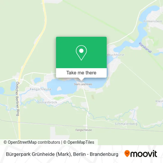 Карта Bürgerpark Grünheide (Mark)