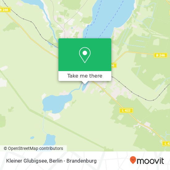 Kleiner Glubigsee map