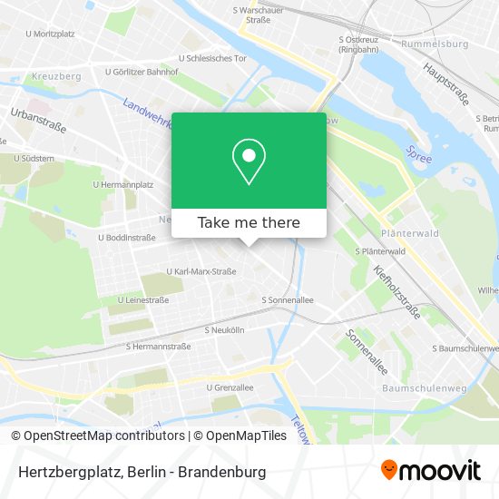 Hertzbergplatz map