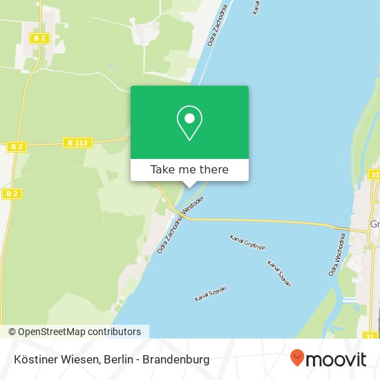 Карта Köstiner Wiesen