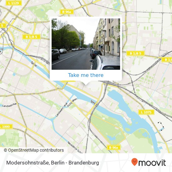 Modersohnstraße map