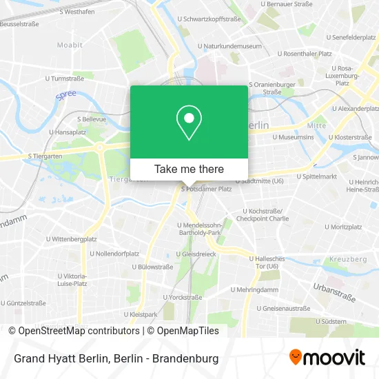 Карта Grand Hyatt Berlin