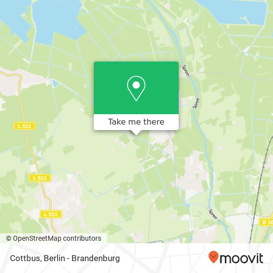 Cottbus map