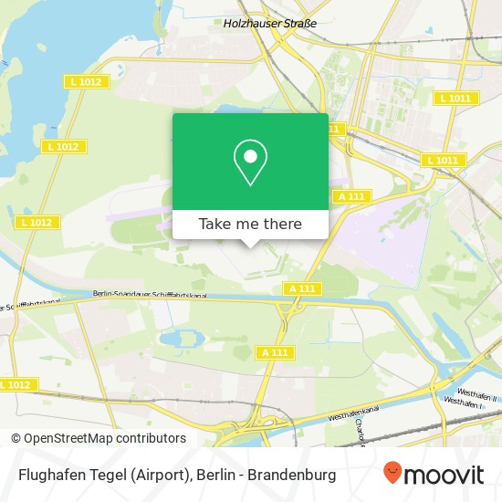 Карта Flughafen Tegel (Airport)