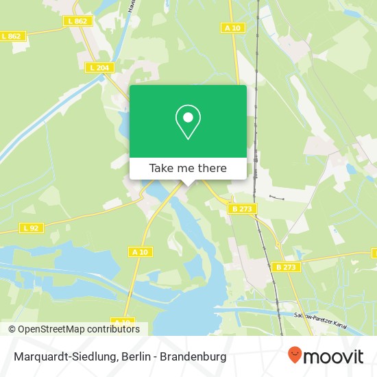 Marquardt-Siedlung map