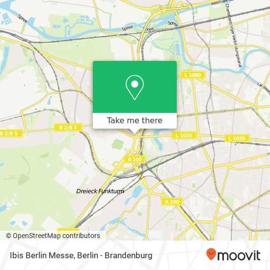 Ibis Berlin Messe map