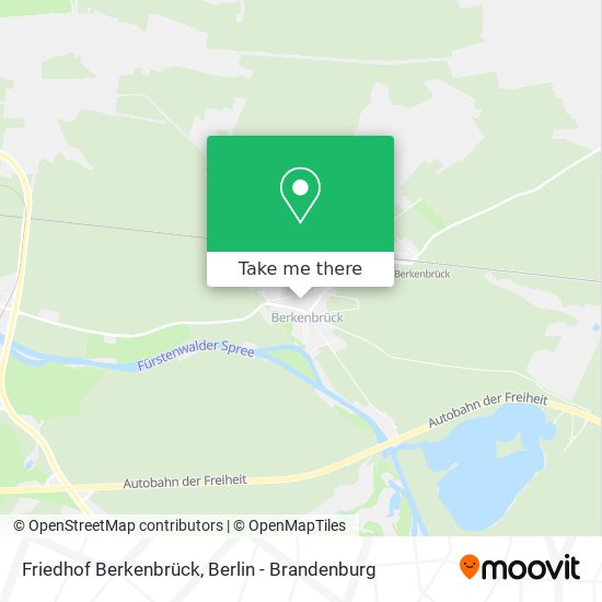 Friedhof Berkenbrück map