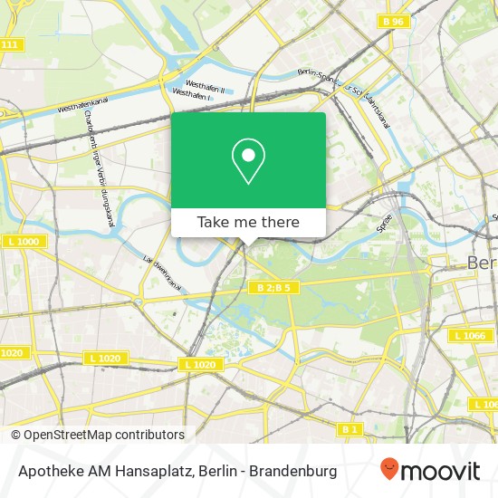 Apotheke AM Hansaplatz map