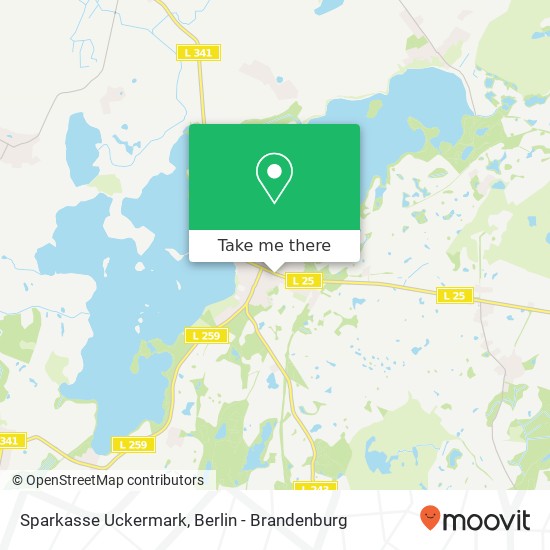 Карта Sparkasse Uckermark