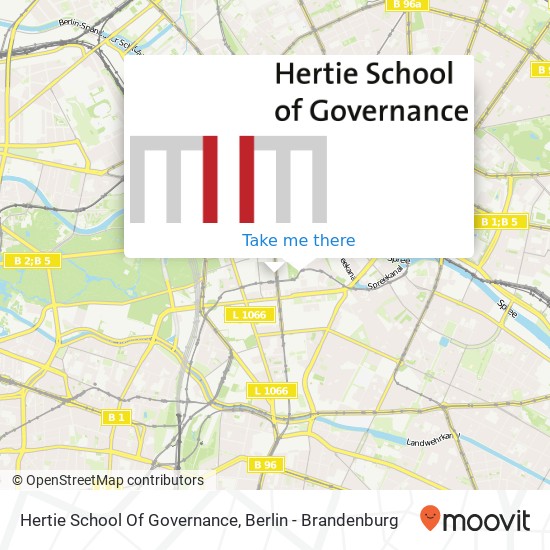 Hertie School Of Governance map