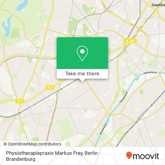 Physiotherapiepraxis Markus Frey map