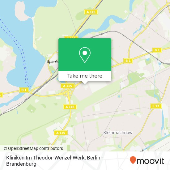 Kliniken Im Theodor-Wenzel-Werk map