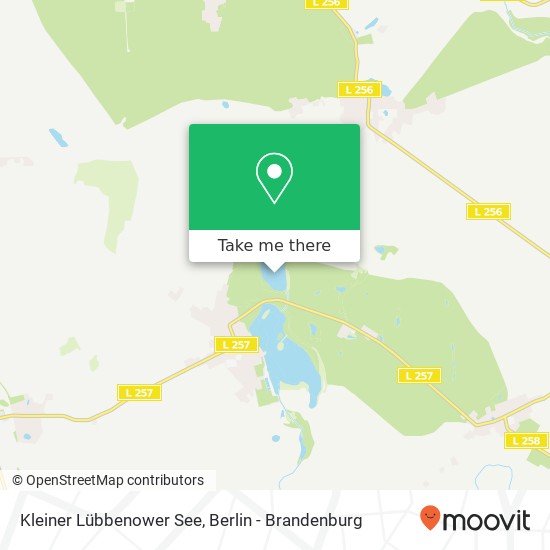 Карта Kleiner Lübbenower See
