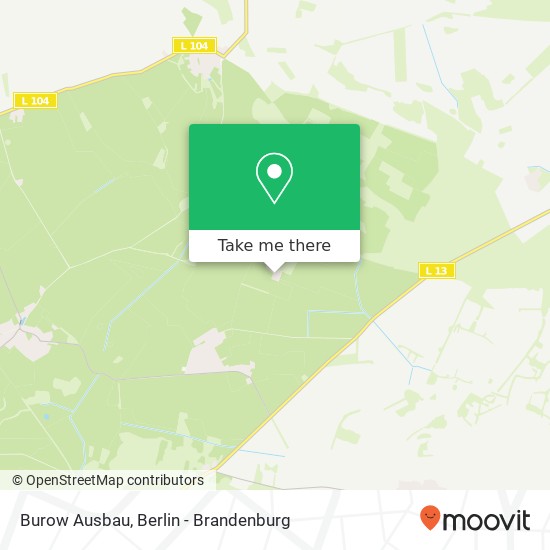 Burow Ausbau map