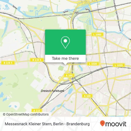 Messesnack Kleiner Stern map