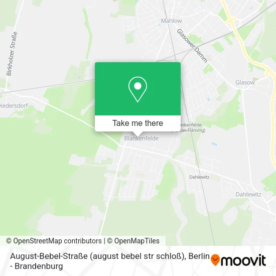 Карта August-Bebel-Straße (august bebel str schloß)